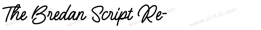 The Bredan Script Re字体转换 The Bredan Script Re字体转换